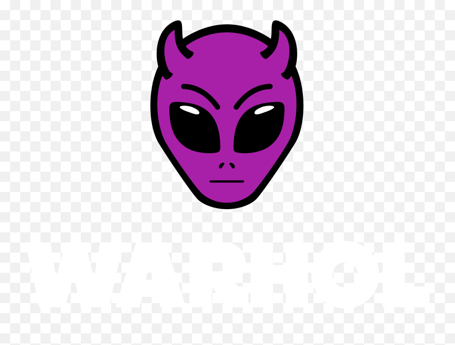 Warhol Official Emoji,Purple Alien Emoji