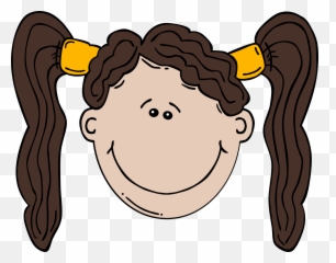 Faces Clipart Cousin Faces Cousin Transparent Free For - Pig Tail Hair Cartoon Emoji,Cousin Emoji