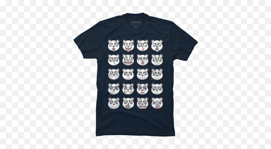 Reprints Panda T - Shirts Tanks And Hoodies Design By Short Sleeve Emoji,Yahoo Hug Emoticon