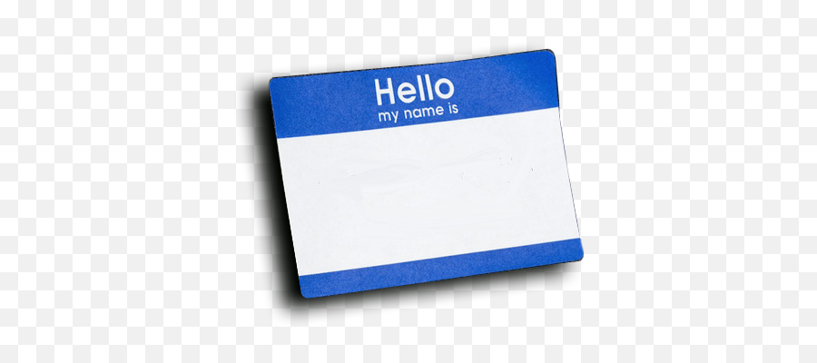 Name Tag Psd Official Psds - Horizontal Emoji,Nametag Emoji