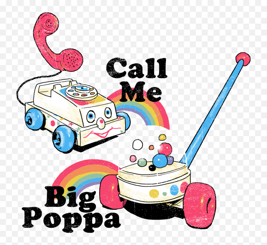 Call Me Big Poppa Backpack By Monarchy70614 Clipart - Full Push Pull Toy Emoji,Backpacking Emoji