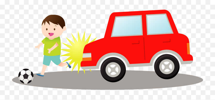 Traffic Accident - Car Almost Hits Small Boy Clipart Free Traffic Collision Emoji,Accident Emoji