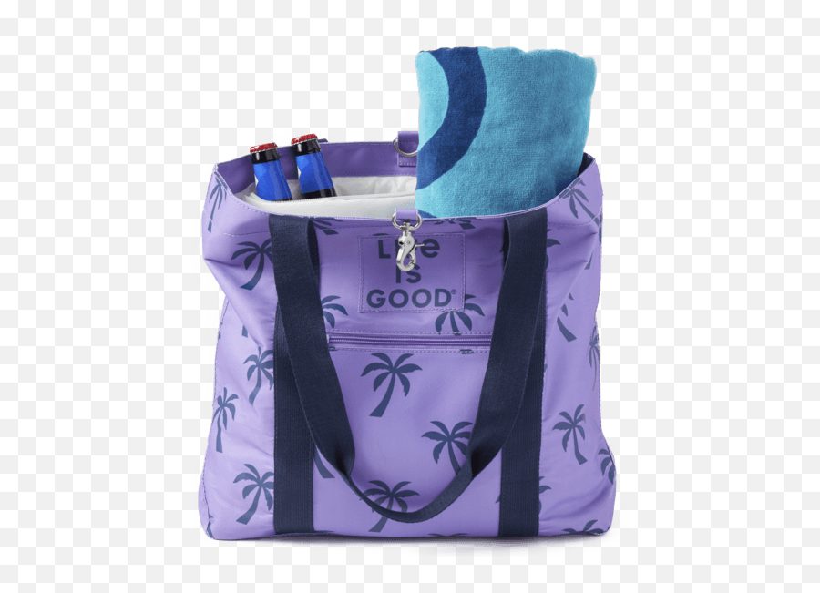 Accessories Palm Tree Pattern Sunny Day Cooler Tote Life - Tote Bag Emoji,Emoji Bag Primark