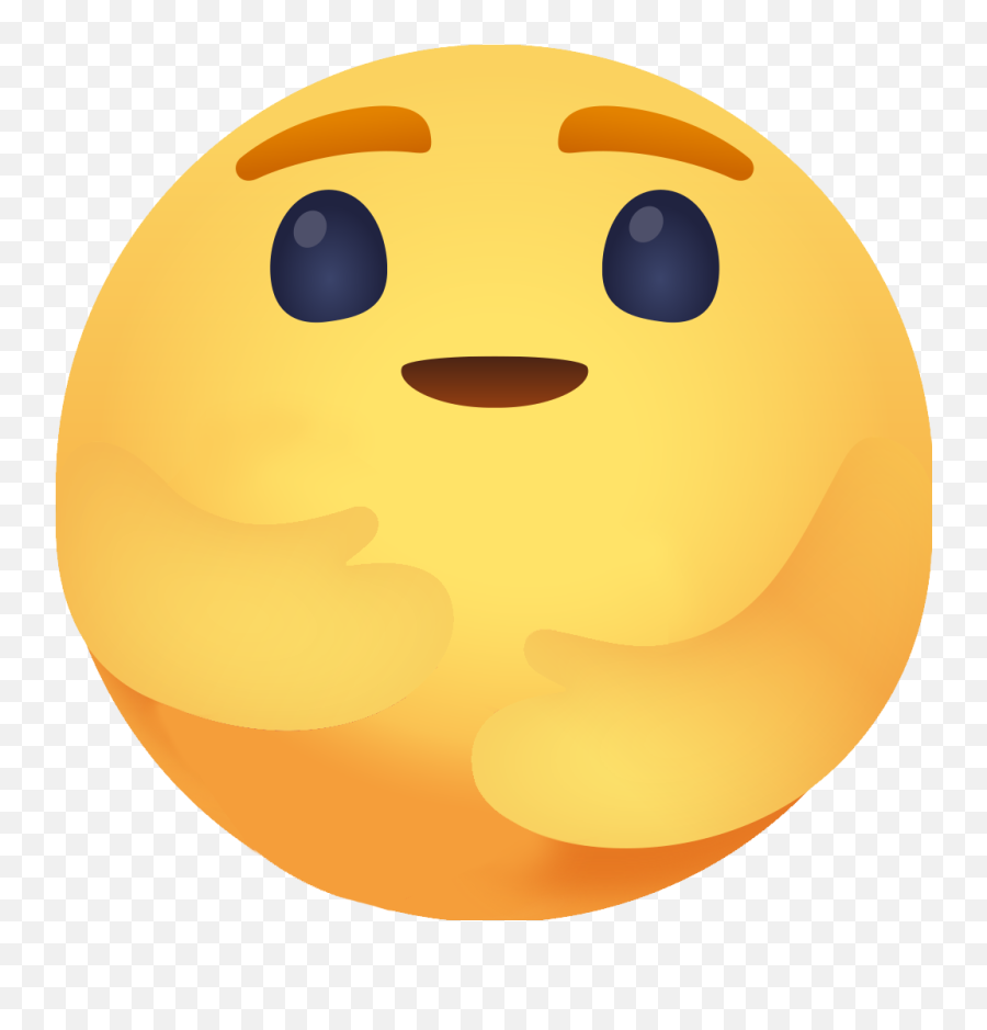 Hug Reaction - Facebook Care Reaction Template Emoji,Dont Care Emoji