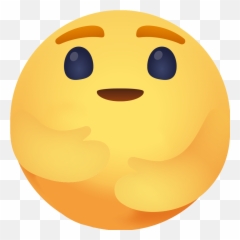 Hug Reaction - Facebook Care Reaction Template Emoji,Dont Care Emoji