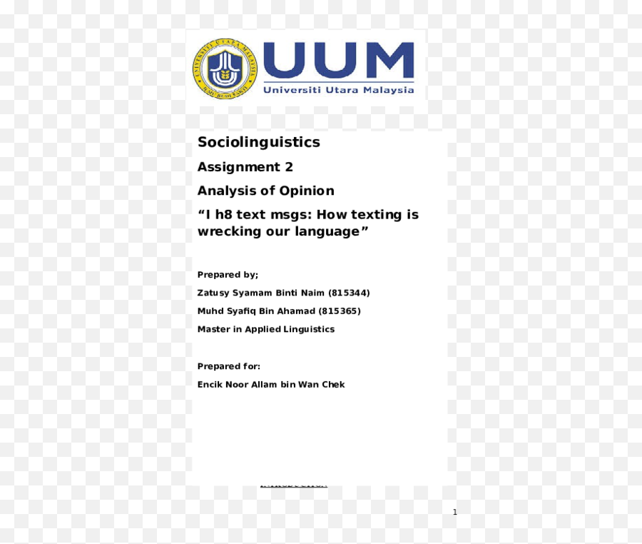 How Texting Wreck Our Language - Uum Untuk Assignment Emoji,Text Emoticons Disturbed