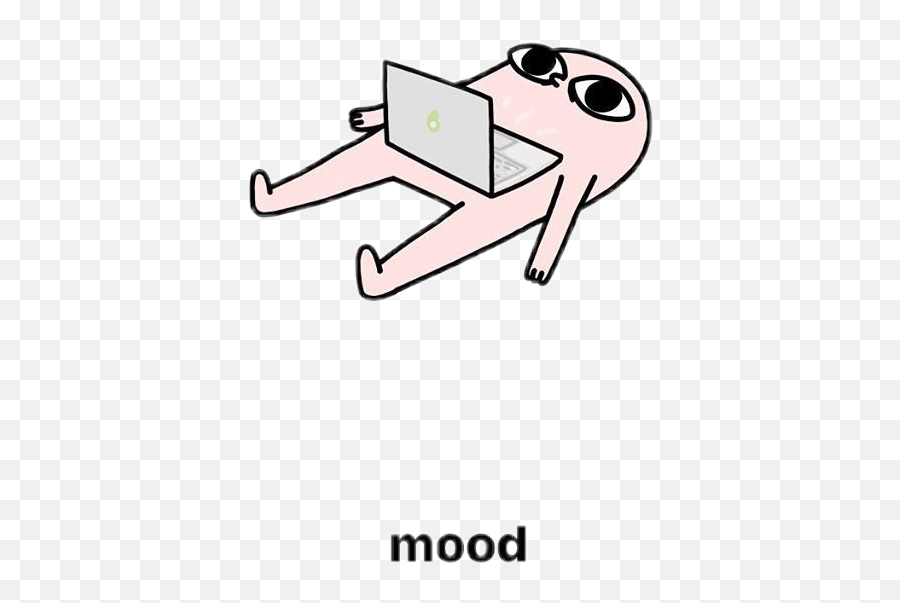 Mood Laptop Sleepy Tired Sticker - Tired Mood Emoji,Anime Aleepy Emotion