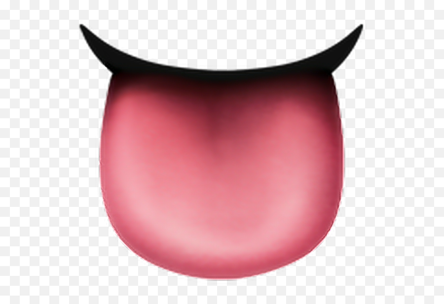Tongue Pink Emoji Emoticon Sticker - Wet Tongue Emoji,Emoji With Tongue