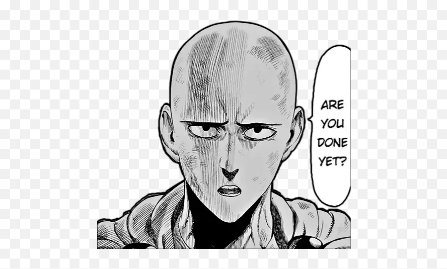 One Punch Man Stickers For - Manga One Punch Funny Emoji,Punch Emoji