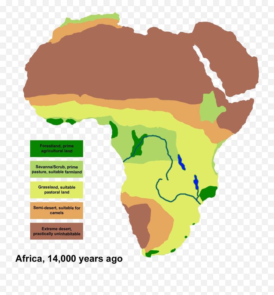 Out Of Africa Hypothesis - Climate Map Of Africa Emoji,Africa Continent Map Emoji