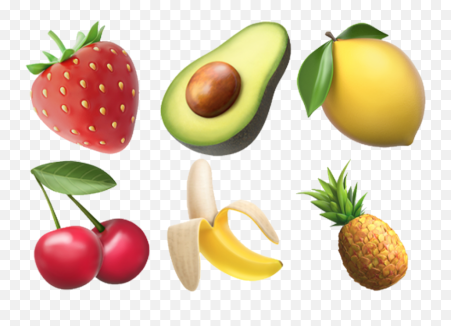 Emoji Fruits Sticker By - Fruit Emojis,Emoji Fruits