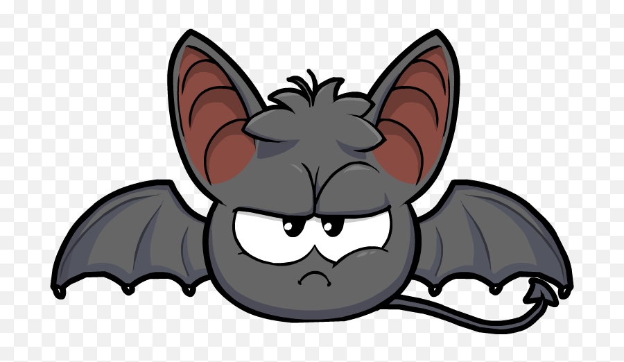 Bat Puffle - Puffle Club Penguin Emoji,Club Penguin Halloween Party 2015 Emoticon