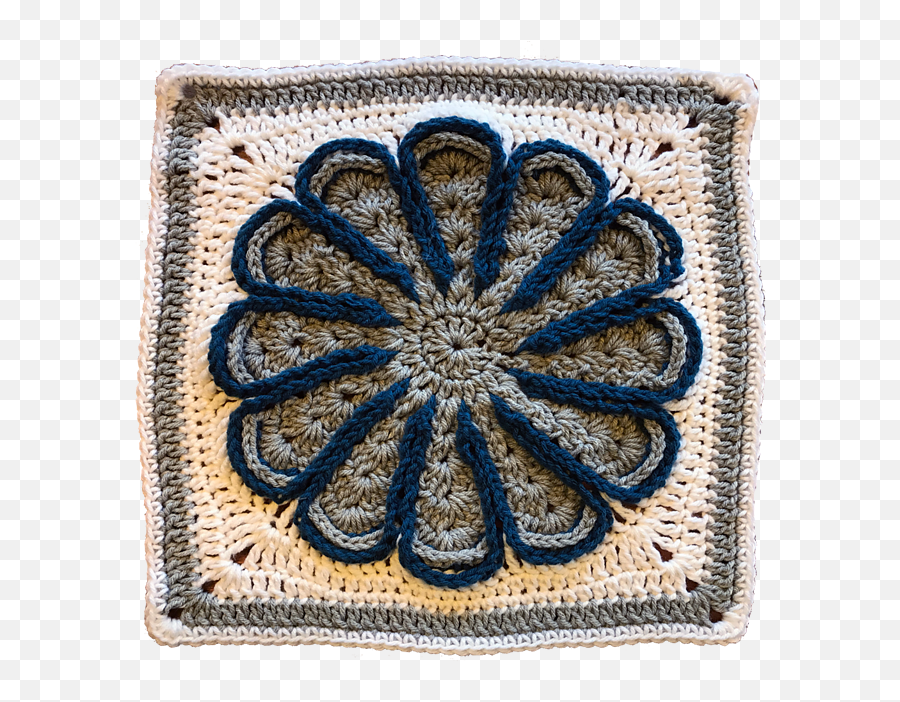 6 Free Crochet Flower Granny Square - Mat Emoji,Your Emotion + Crochet