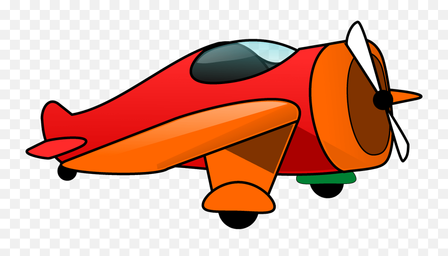 Airplane Clipart - Airplane Clipart Emoji,Biplane Emoji