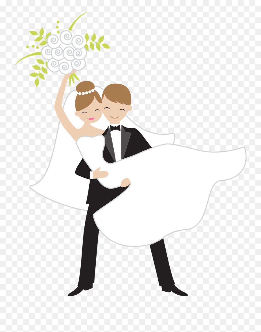 Clipart Tirando El Ramo - Etiqueta Para Doces De Casamento Emoji,Emojis Boda Novios Anillo