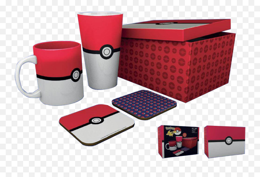 Pokemon Drinkware Gift Box Pokeball - Pokémon Gift Box Emoji,Dabb Emoticon