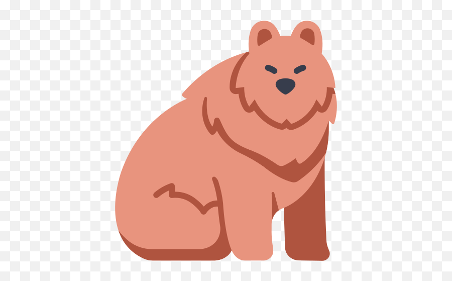 Bear Wild Animal Wildlife Nature Big Fur Free Icon Of - Animal Figure Emoji,Lizard Japanese Emoticon