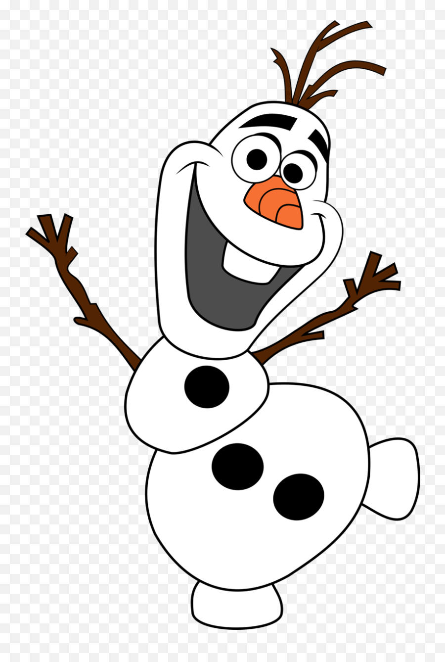 Sad Clipart Snowman - Frozen Olaf Clipart Emoji,Disney Emoji Olaf