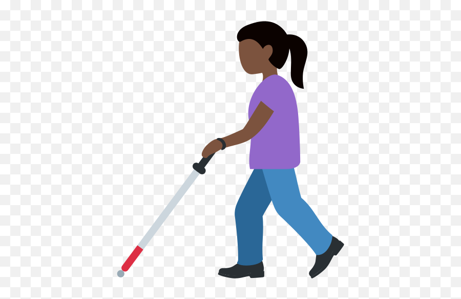 Dark Skin Emoji - Transparent Walking Girl Gif,Girl Started Using Emojis