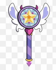 Star Vs Stars Wand The Forces Of Evil Talkingbreadcoil - Star Vs The Forces Of Evil Wand Emoji,Purple Heart Emoticon Numberpad