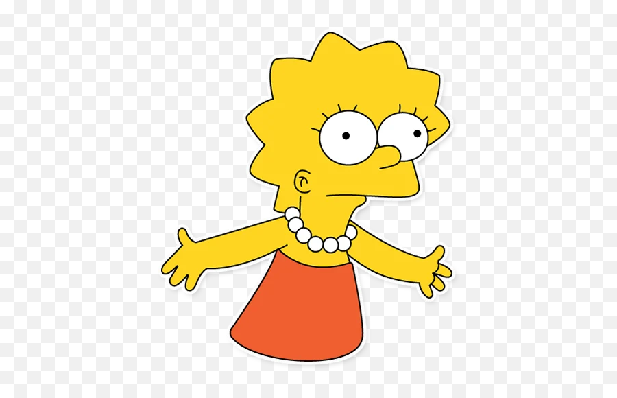 Telegram Sticker - Lisa Simpson Sticker Emoji,Lisa Simpson Emojis