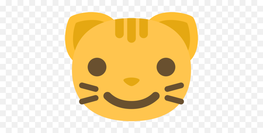 Free Emoji Cat Face Smile 1199177 Png - Straight Face Cat Emoji,Emoticon Cat With The Hands Up In The Air