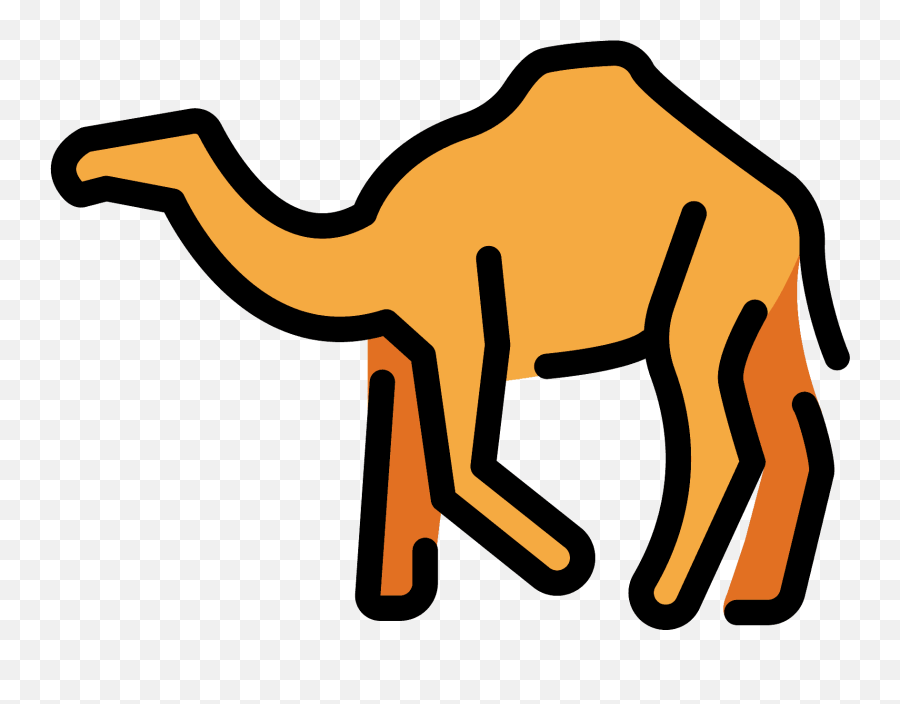 Camel Emoji Clipart Free Download Transparent Png Creazilla - Dromedary,Dinosaur Emojis