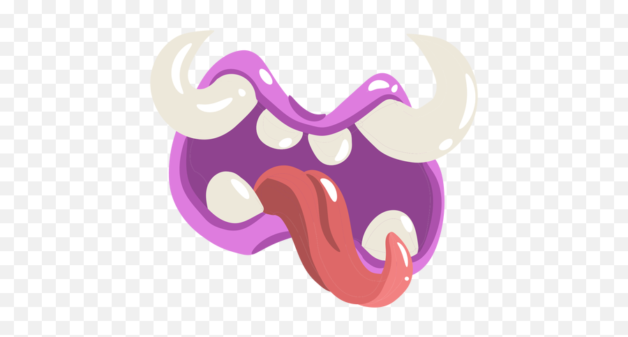 Purple Mouth Cartoon Transparent Png U0026 Svg Vector - Language Emoji,How To Draw Different Emotion Cartoon Moutha