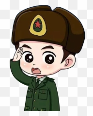 Salute Cartoon Png Transparent Cartoon - Jingfm Soldier Salute Clipart Png Emoji,Military Salute Emoji