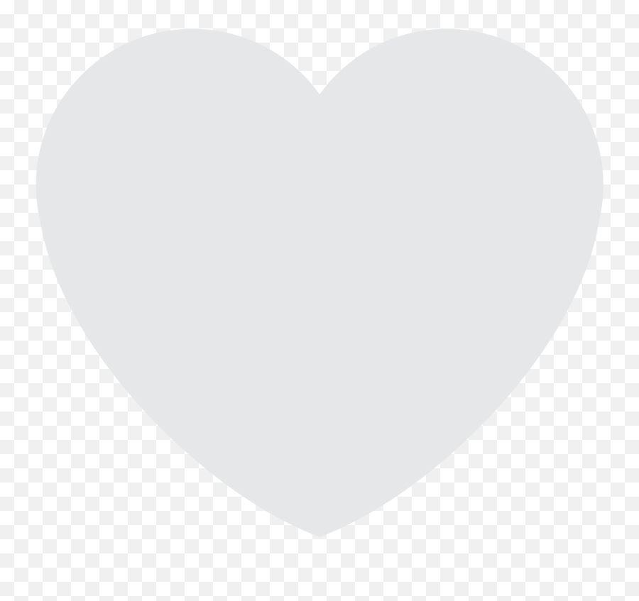 White Heart - White Heart Png Border Emoji,Heart Emotions For Twitter