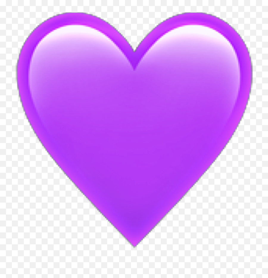Purple Emoji Heart - Transparent Purple Heart Emoji,Emoji Copy