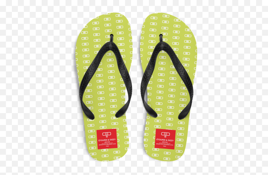 Étourdi U0026 Dizzy - Ocean Desgn Flip Flops Emoji,(chappal) Emoticon