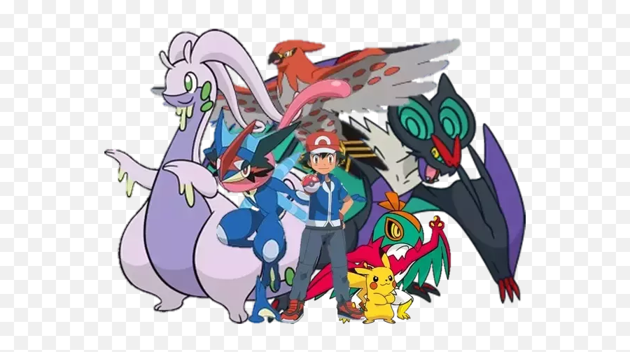 When Will Ash Win The Pokemon League - Ash All Pokemon In Xy Emoji,Emotion Pokemon Galar