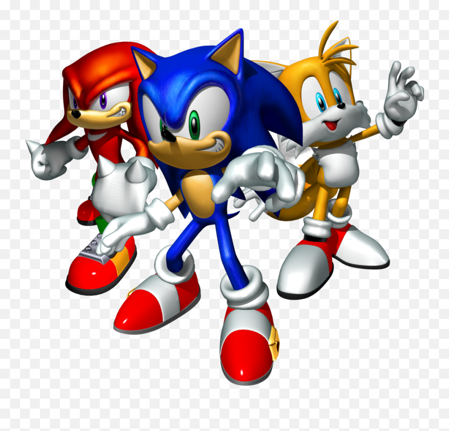 Team Sonic Tails Knuckles Drawing Free Image Download - Sonic The Hedgehog Characters Emoji,Shadow The Hedgehog Emotions
