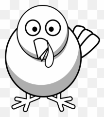 Turkey Face Coloring Page Clipart - Full Size Clipart Black And White Turkey Clipart Emoji,Turkey Emotions