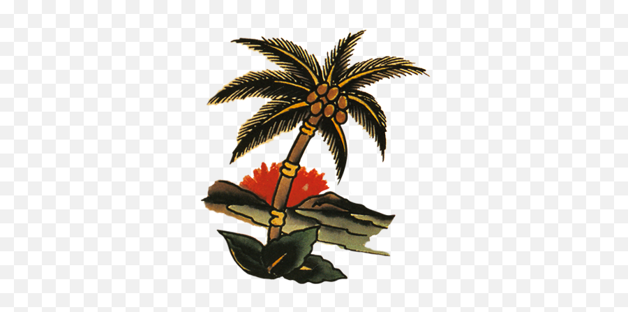 Sailor Jerry Stickers By William Grant U0026 Sons Inc Emoji,Emojis Ios Palm Tree