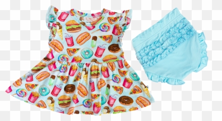 Junk Food Peplum Set Emoji,Got Clipped Emoji