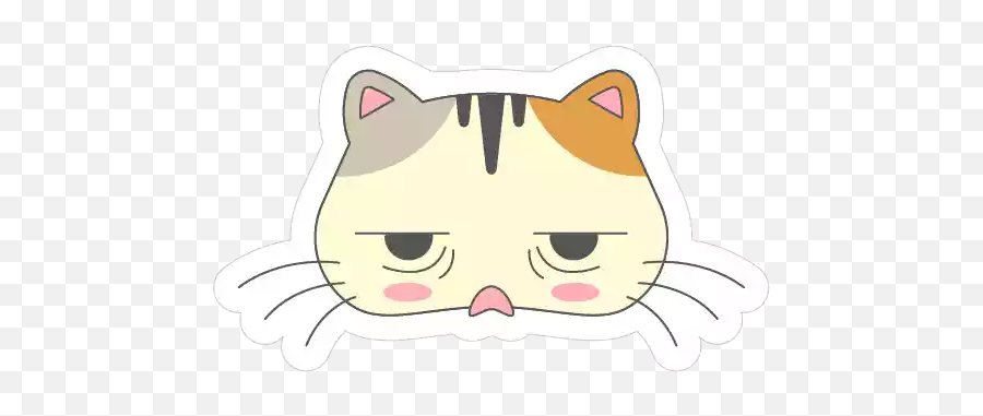 Cat Emoji Stickers For Whatsapp And Signal Makeprivacystick - Happy,White Cat Emoji