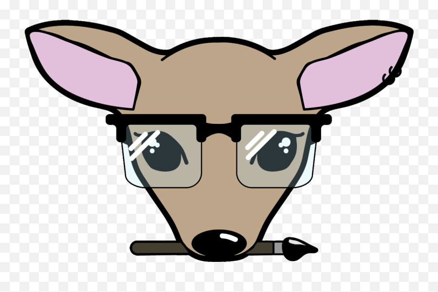 Oh Deer Animation On Behance Animated Dog Face - Cloudygif Dog Emoji,Dog Face Emoji