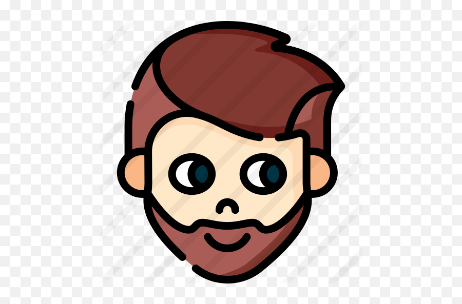 Beard - Happy Emoji,Red Beard Emoji