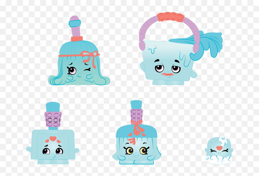 The Cleanmores Shopkins Characters Shopkins Shopkins Season - Happy Emoji,Squirt Bottle Emoji