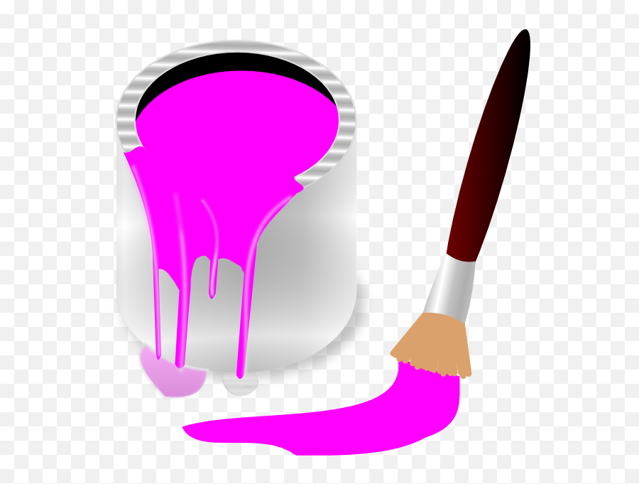Clip Art Pink Paint Clipart Kid 3 - Clipartix Pink Paint Clipart Emoji,Spray Paint Can Emoji