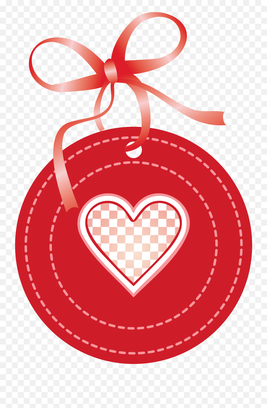 Clipart Hearts Christmas Clipart Hearts Christmas - Valentines Tag Clip Art Emoji,Emoticon Christmas Ornament