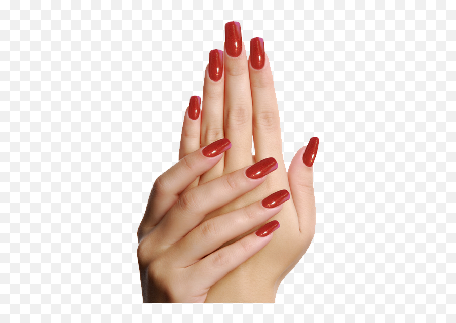 Download Acrylic Nails Png - Acrylic Nails Png Red Emoji,Vector Polishing Nail Emoticon Shape