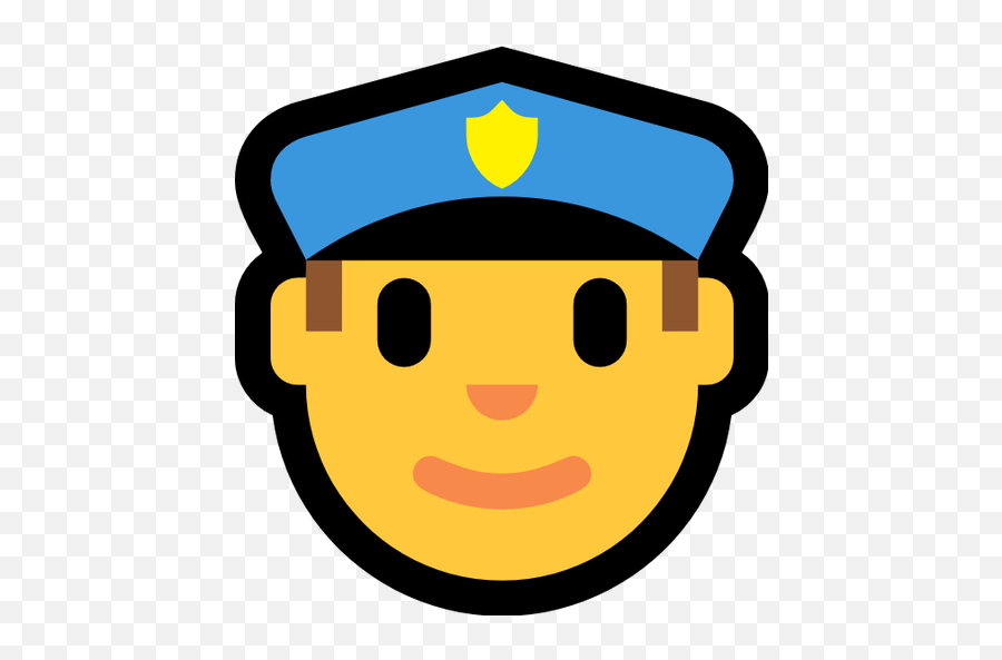 Emoji Image Resource Download - Man Bald Emoji,Police Emoji
