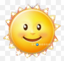 Sun Stars Sticker By Samborong - Wide Grin Emoji,Day Sun Emoticon
