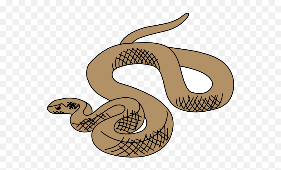 Cobra - Clip Art Library Brown Tree Snake Drawing Emoji,Snake Boot Emoji