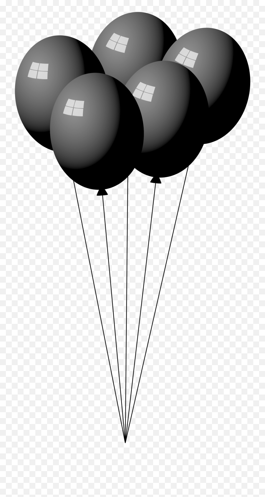 Free Black Balloons Png Download Free Clip Art Free Clip - Transparent Black Balloons Png Emoji,Smiley Face Emoji Crossout