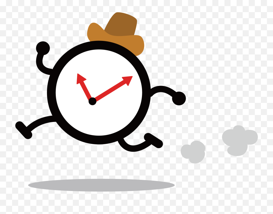 Clock Clipart Png - Running Clock Png Emoji,Clipart Of Apple Clock Emojis