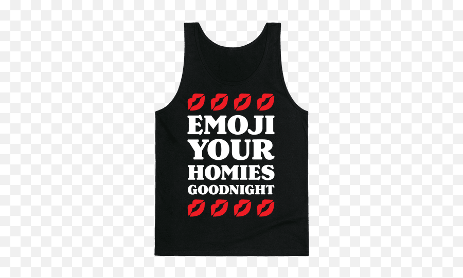 Shrug Emoji Tank Tops Lookhuman - Active Tank,Neck Emoji